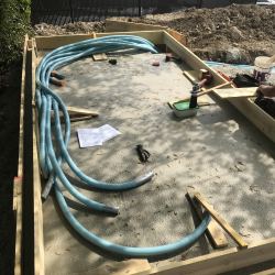 Dallage pour local technique