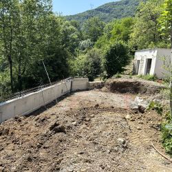 Plateforme pour la piscine