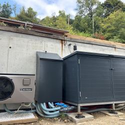 Local technique fermé et PAC