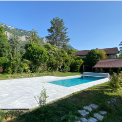 Terrasse autour piscine