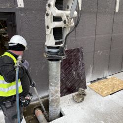 Terrassement par aspiration