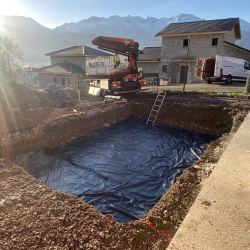 Terrassement terminé