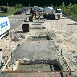 Fondations pour ombrières solaires