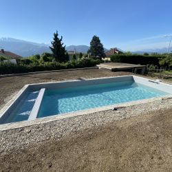 Remplissage du bassin