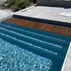 Détail caillebotis immergé