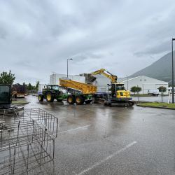 Terrassement en cours