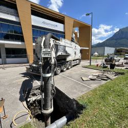 Terrassement à l'aspiratrice sur zone sensibles