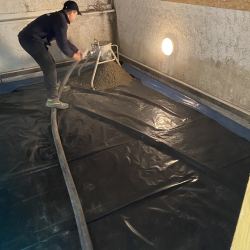 Réalisation de la chape