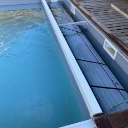 Volet immergé caillebotis hors d'eau