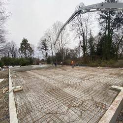 Coulage du dallage industriel de 450m²